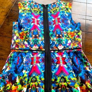 Milly Dress Sleeveless multi- color Size 2